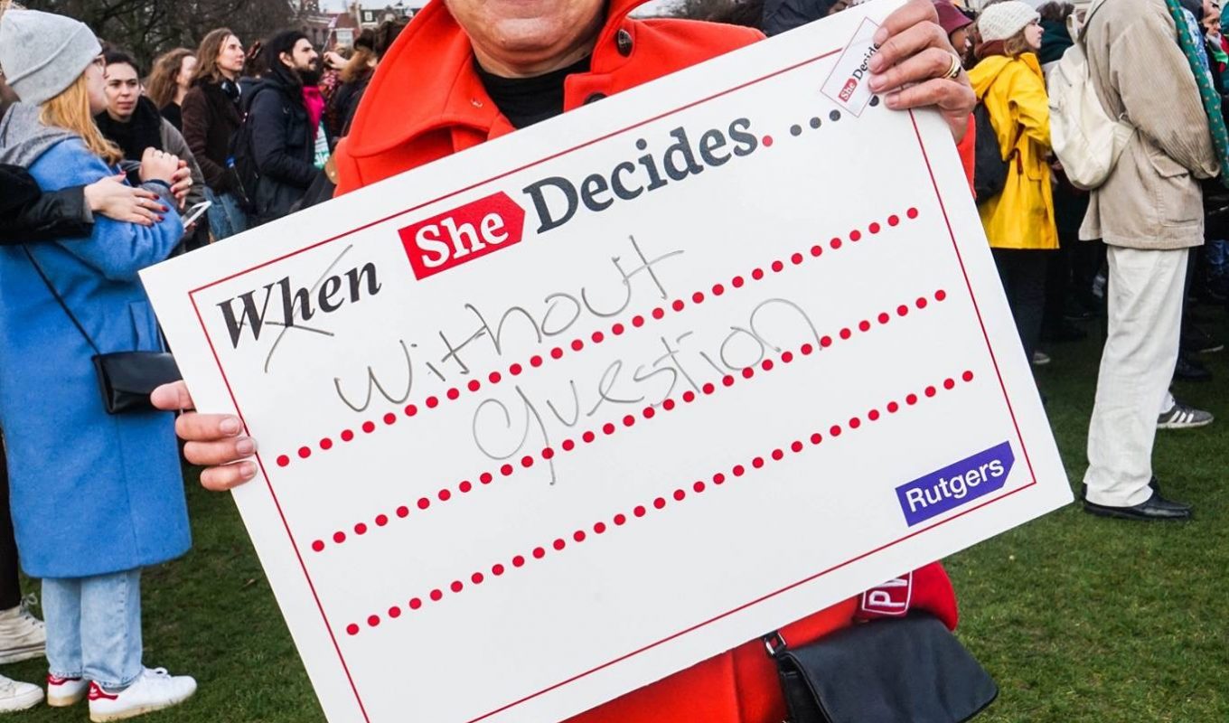 She decides. Without question.